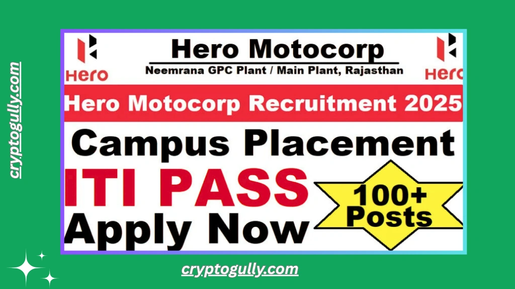 Hero MotoCorp Recruitment 2025