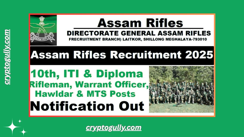 Assam Rifles Recruitment 2025