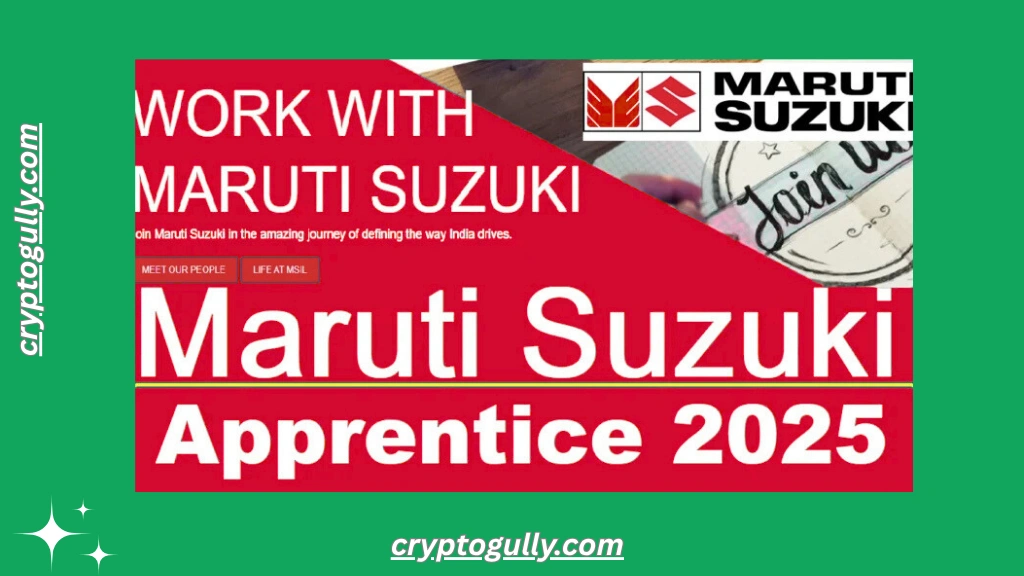 Maruti Suzuki Apprentice 2025 Apply Online