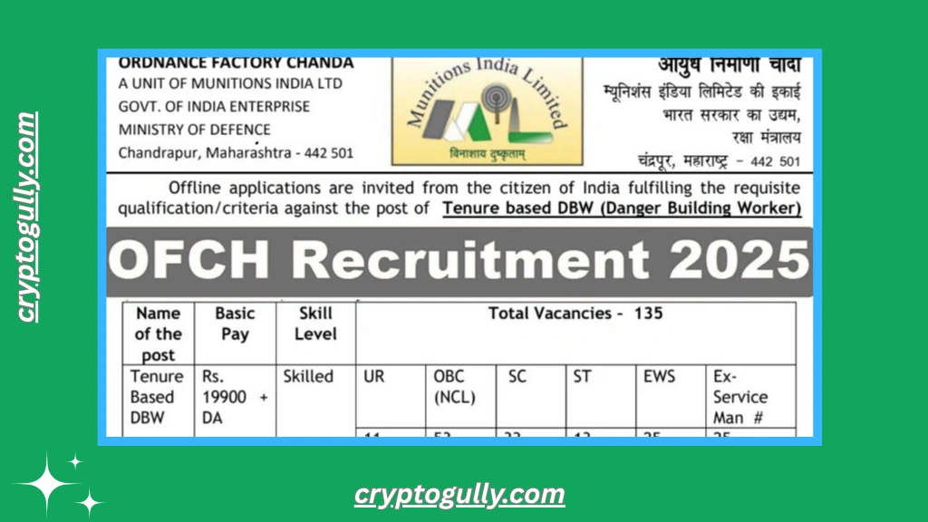 OFCH Recruitment 2025