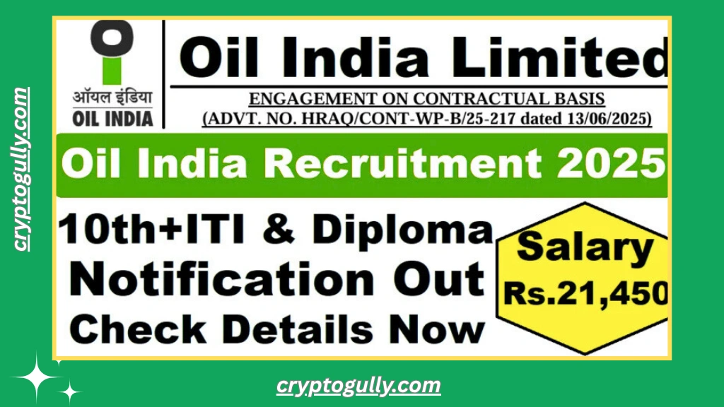 Oil India Contractual Recruitment 2025
